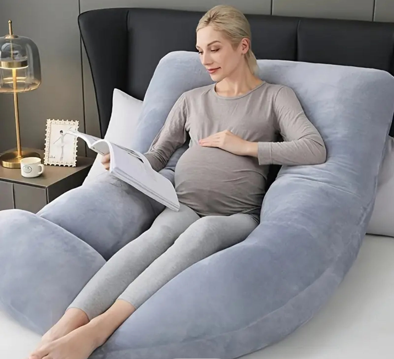 J-Shaped Pregnancy Pillow, Perfect Sleep Support For Pregnant Mothers, U-Shaped Pregnancy Pillow, C-Shaped Pregnancy Pillow, Mother'S Day Gifts, Mothers Day