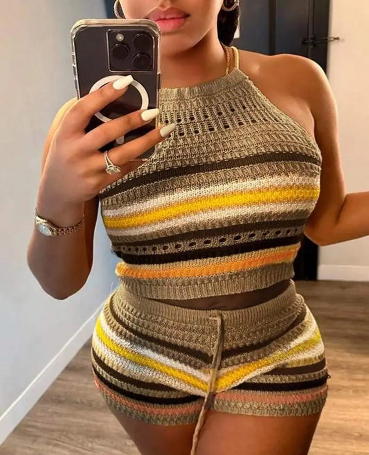 Crochet Set Stylish Summer Outfit