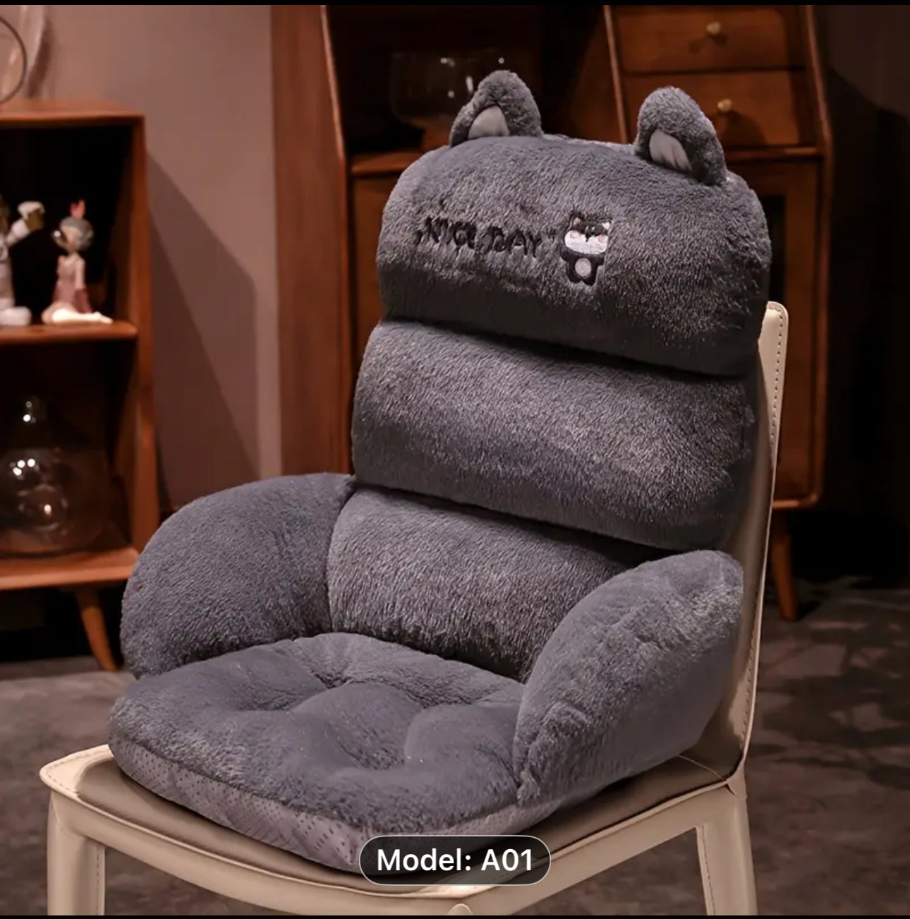 Cute Thickened Chair Pads Soft Buttocks Cushion Office Chair Seat Cushion Lumbar Waist Pillow Home Chair Cushions.