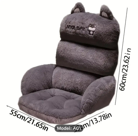 Cute Thickened Chair Pads Soft Buttocks Cushion Office Chair Seat Cushion Lumbar Waist Pillow Home Chair Cushions.