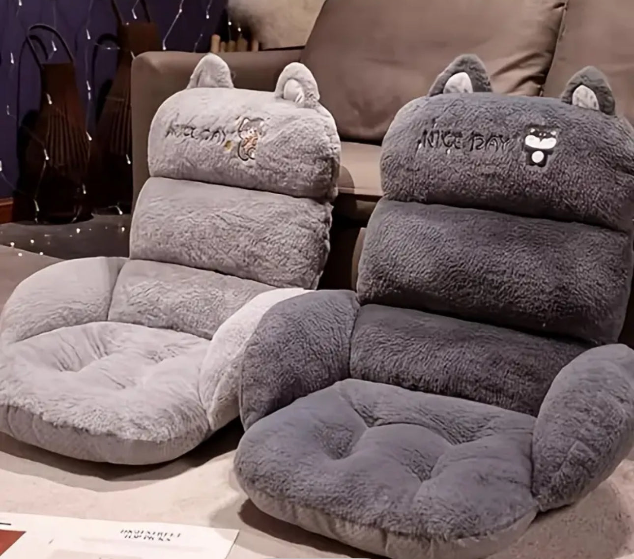 Cute Thickened Chair Pads Soft Buttocks Cushion Office Chair Seat Cushion Lumbar Waist Pillow Home Chair Cushions.