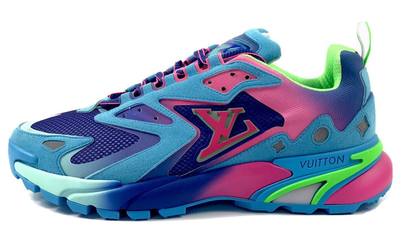 LOUIS VUITTON Lv Runner Tatic Sneakers ' Blue Pink Green'